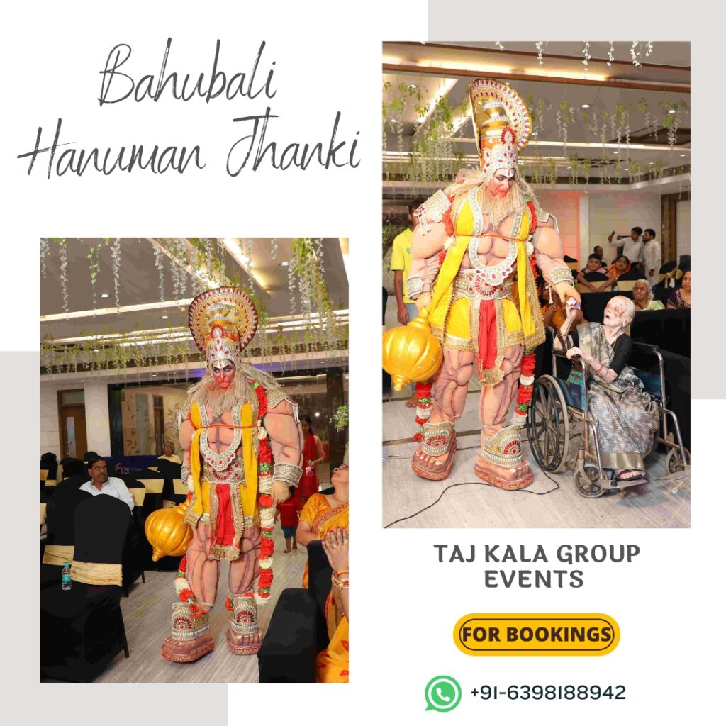Bahubali Hanuman Jhanki by Taj Kala Group Events - Best Jhanki Art Group in Agra