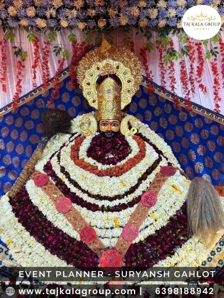 Taj Kala Group's traditional Khatu Shyam kirtan mandali performs live devotional bhajans during a colony festival in Paschimpuri, Agra.
