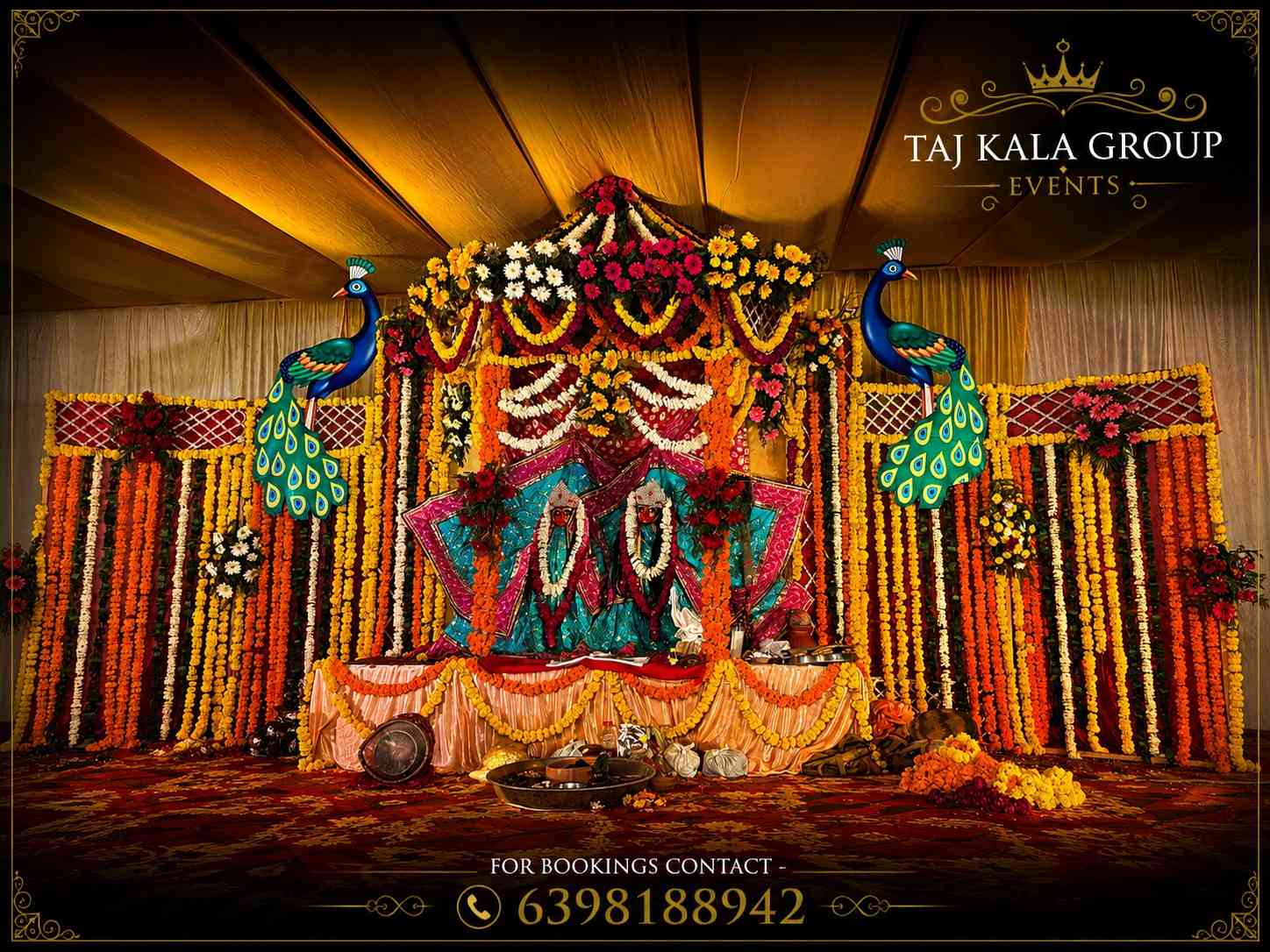 taj-kala-group-devi-jagran-stage-decoration